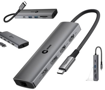 2 monitory Więcej Portów i Ładowanie Jednym Kablem HUB 100W USB-C Microsoft - Inny producent