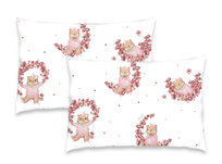 2 pack poszewki 40x60 cm na suwak BAWEŁNA 100% BETTY