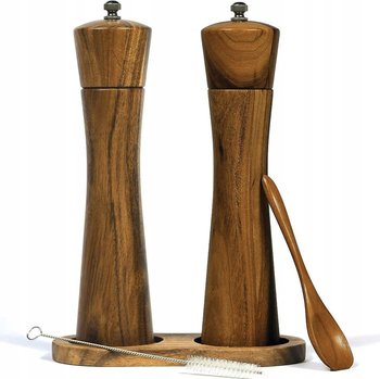 2×Ręczny Młynek Do Soli I Pieprzu Zestaw Z Podstawką - Inny producent