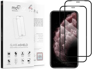 2 szt. moVear 2.5D MAX - Szkło hartowane do Apple iPhone 11 Pro Max / Xs MAX (6.5") na Cały Ekran Do Etui, fullGlue, 9H - moVear