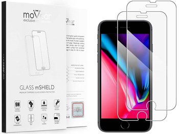 2 szt. moVear 2.5D - Szkło hartowane do Apple iPhone 8 Plus / 7 Plus (5.5") Do Etui, fullGlue, 9H - moVear