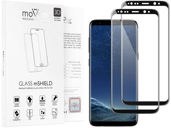 2 szt. moVear 3D - Szkło hartowane do Samsung Galaxy S8+ (Plus) (6.2") na Cały Ekran edgeGlue, 9H - moVear