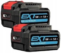 2 x ERBAUER BATERIA EBAT18LI-5 18V 5.0 5Ah ZESTAW Erbauer