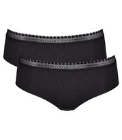 2 X Majtki Damskie Sloggi Go Ribbed R Hipster C2P-Xl Sloggi
