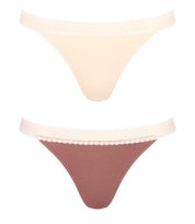 2 x Majtki damskie sloggi GO Ribbed Tanga C2P-L Sloggi