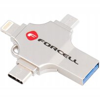 2 x Pendrive 64GB USB 3.2 Gen 1 (USB A / USB C / Lightning / Micro USB) For