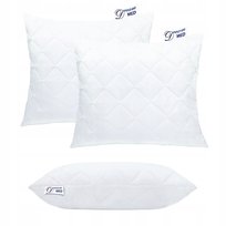 2 X PODUSZKA ANTYALERGICZNA 70X80 KOMPLET GRUBA PIKOWANA ZAMEK PROD. POLSKI