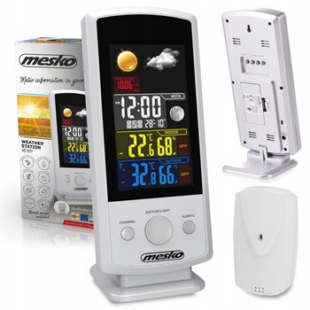 2 x STACJA POGODOWA BEZPRZEWODOWA HIGROMETR ZEGAR DATA CIŚNIENIE ATMOSFERYC - Bresser