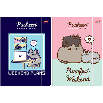 2 X Teczka Z Gumką A4 Pusheen Unipap, Każda Inna kot - Unipap