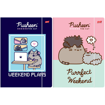 2 X Teczka Z Gumką A4 Pusheen Unipap, Każda Inna - Unipap