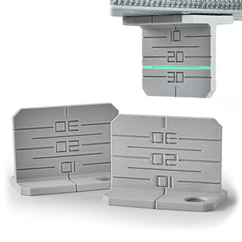 2 x znacznik na magnes do poziomowania profili aluminiowych CD60 płyt G-K - KAJAWIS