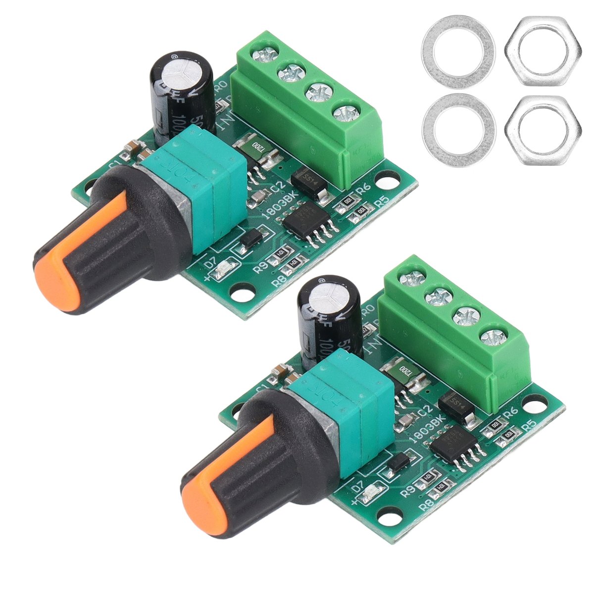 1,8-15V Drehzahlsteller 2 PWM-Motordrehzahlregler 1,8-15V DC 2A – Einstellbar 0-100% Für Kleinmotoren (RR-PWM-15V 1,8-15V Drehzahlsteller 2 PWM-Motordrehzahlregler 1,8-15V DC 2A – Einstellbar 0-100% Für Kleinmotoren (RR-PWM-15V