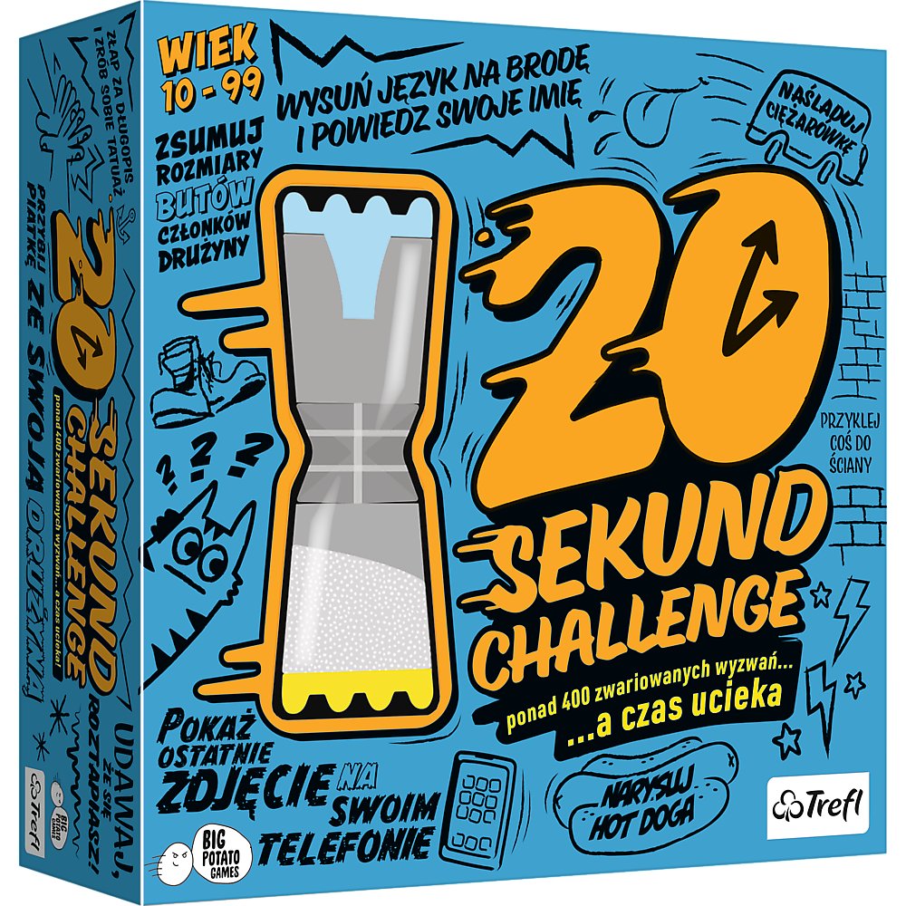 20 sekund challenge, 01934, gra planszowa, Trefl-Zdjęcie-0