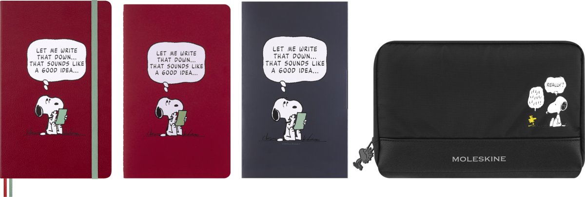 2025 LE ZESTAW PEANUTS CLT.BOX NB DOG+POUCH+ST.NOTES - Moleskine ...