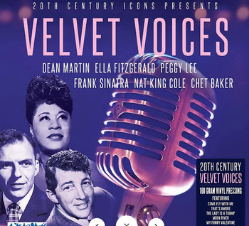 20th Century Velvet Voices (Limited Edition), płyta winylowa - Sinatra Frank, Anka Paul, Nat King Cole, Fitzgerald Ella, Baker Chet, Dean Martin, Williams Andy