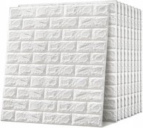 20x PANELE 3D ŚCIENNE SAMOPRZYLEPNE CEGŁA TAPETA 77 x 70cm PIANKA XPE