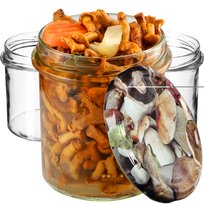 20x Słoik 350ml Na Grzyby Miód Mięso Zakrętki fi82
