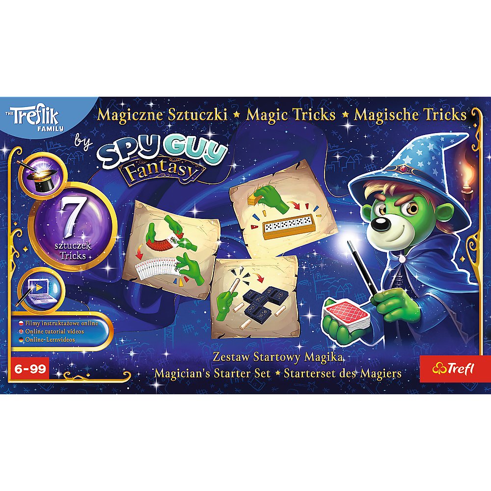 Magiczne Sztuczki, Trefl, Zestaw Startowy Magika, 62295 - Trefl