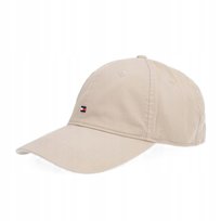 -22% TOMMY HILFIGER CZAPKA Z DASZKIEM MĘSKA BEŻOWA MAŁE LOGO AM0AM13159 Tommy Hilfiger