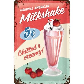 22255 Plakat 20x30 Milkshake - Nostalgic-Art Merchandising Gmb