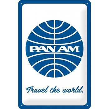 22310 Plakat 20x30 Pan Am -Travel Logo W - Nostalgic-Art Merchandising Gmb