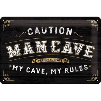 22331 Plakat 20x30 Man Cave - Nostalgic-Art Merchandising Gmb