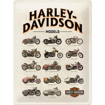 23233 Plakat 30x40 Harley-Davidson Chart - Nostalgic-Art Merchandising Gmb