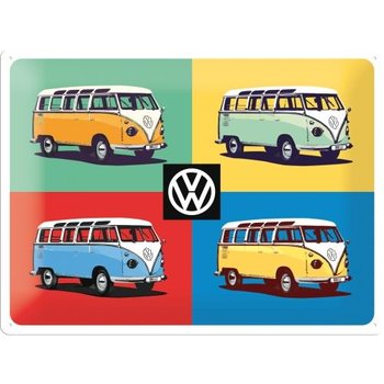 23277 Plakat 30x40cm VW Bulli-Pop Art - Nostalgic-Art Merchandising Gmb