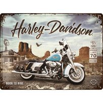 23291 Plakat 30x40 Harley Davidson Route