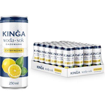 24x Kinga woda + sok o smaku cytrynowym 250 ml - Inna marka