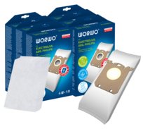 24x Worki S-Bag Worwo do Electrolux Philips AEG ELMB01K WORWO