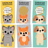 25x ZDRAPKI ZADANIA URODZINY - ŚWIETNA ZABAWA dla dzieci 25x