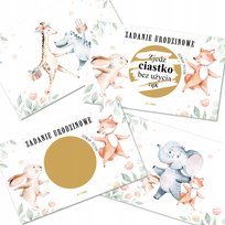 25x ZDRAPKI ZADANIA URODZINY ZABAWA dla dzieci 25x