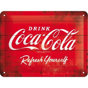 26173 Plakat 15 x 20cm Coca-Cola - Logo - Nostalgic-Art Merchandising Gmb