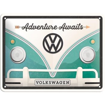 26222 Plakat 15 x 20cm VW Bulli Adventur - Nostalgic-Art Merchandising Gmb