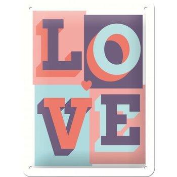 26230 Plakat 15x20 LOVE - Nostalgic-Art Merchandising Gmb