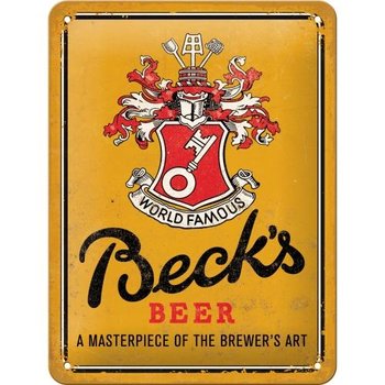 26244 Plakat 15 x 20cm Becks-World Fomou - Nostalgic-Art Merchandising Gmb