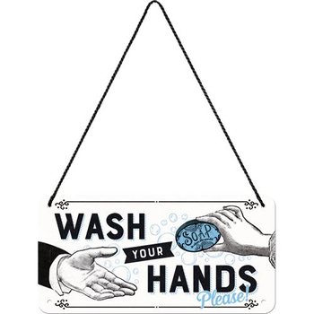 28047 Zawieszka Wash Your Hands - Nostalgic-Art Merchandising Gmb