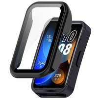2W1 ETUI + SZKŁO DO HUAWEI BAND 8 CASE Z OSŁONĄ ZE SZKŁEM PEŁNE KOLORY