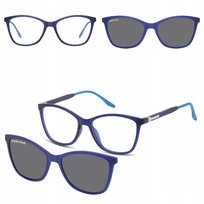 2W1 Okulary Korekcyjne Zerówki Z Nakładką Przeciwsłoneczną Z Polaryzacją