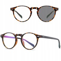 2w1 Okulary zerówki do KOMPUTERA + FOTOCHROMOWE Przeciwsłoneczne + ETUI