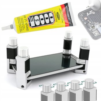 2x E8000 110ml KLEJ DO TELEFONÓW + 4X ŚCISK DOCISK IMADŁO NAPRAWA TELEFONU - Inny producent