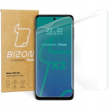 2X Folia Hydrożelowa Na Ekran Bizon Do Moto G73 - Bizon