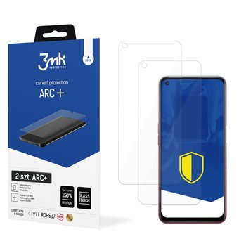 2x Folia na zaokrąglony ekran do do Oppo A73 5G - 3mk ARC+ - 3MK