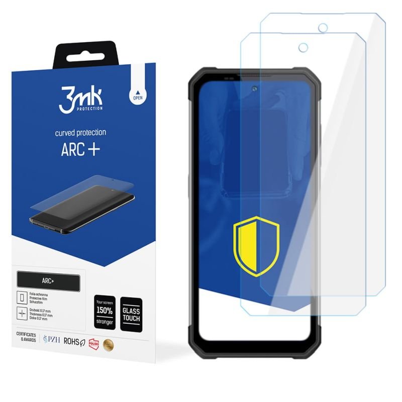 2x Folia hydrożelowa na ekran do Oukitel WP17 - 3mk ARC+-Zdjęcie-0
