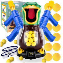 2x Głodna Kaczka Strzelanie Do Celu Kulkami Kaczki Gra Zręcznościowa Z Pistoletem