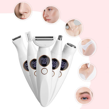 2x GOLARKA DAMSKA DEPILATOR TRYMER MASZYNKA DO CIAŁA BIKINI NÓG PACH 5W1 US - Inny producent