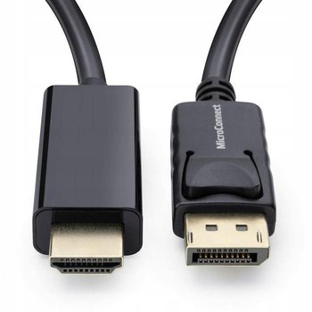 2x Kabel MicroConnect DisplayPort - HDMI 10m czarny (MC-DP-HDMI-1000) - Microconnect