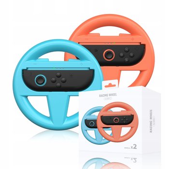 2x Kierownica Uchwyt Nintendo Switch 2 / Nsw2 Niebieski Czerwony Mario Kart / Jys-ns2261 - JYS