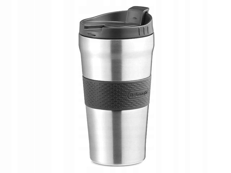 2X Kubek termiczny DELONGHI DLSC073 Srebrno-czarny-Zdjęcie-0